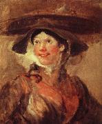 William Hogarth the shrimp girl oil painting